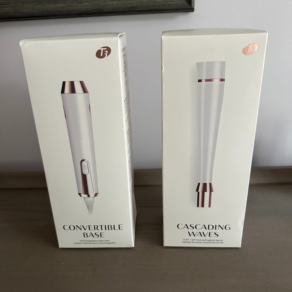 T3 Convertible Base and Reverse Tapered Barrel Curling Rod